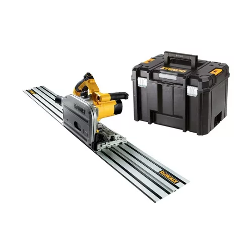 Dewalt merülő körfűrész DWS520KTR-QS 1300W, 165mm+ DWS5022-XJ vezetősín