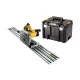 Dewalt merülő körfűrész DWS520KTR-QS 1300W, 165mm+ DWS5022-XJ vezetősín