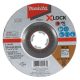 Makita X-LOCK csiszolókorong acél 125x6mm WA36N