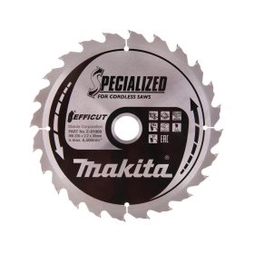   Makita EFFICUT körfűrészlap akkus géppel, fához 235x30x2,2mm 24 fog