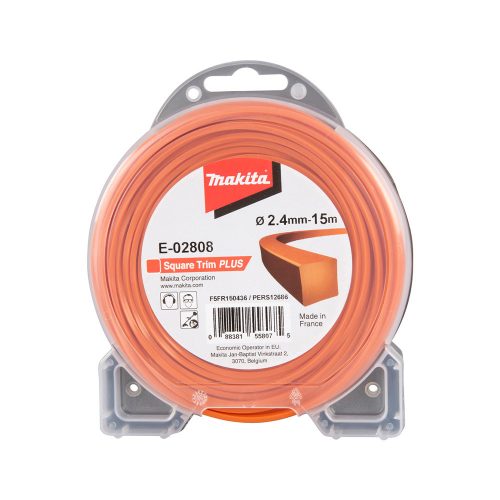 Makita damil szögletes "squareTRIM PLUS" 2,4mm x 15m
