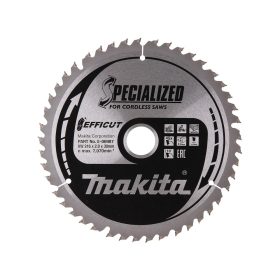   Makita EFFICUT körfűrészlap akkus géppel, fához 216x30x2mm 45 fog