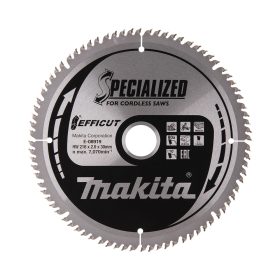   Makita EFFICUT körfűrészlap akkus géppel, fához 216x30x2mm 80 fog