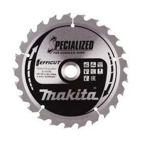   Makita EFFICUT körfűrészlap akkus géppel, fához 190x20x1,85mm 25 fog