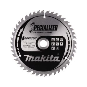   Makita EFFICUT körfűrészlap akkus géppel, fához 190x20x1,85mm 45 fog