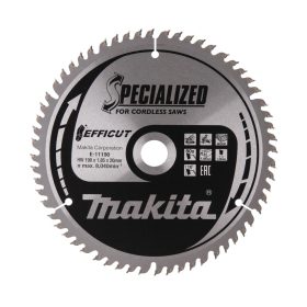   Makita EFFICUT körfűrészlap akkus géppel, fához 190x20x1,85mm 60 fog