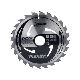   Makita EFFICUT körfűrészlap akkus géppel, kompozithoz 185x30x1,5mm 24 fog