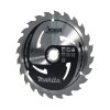 Makita EFFICUT körfűrészlap akkus géppel, kompozithoz 165x20x1,5mm 24 fog