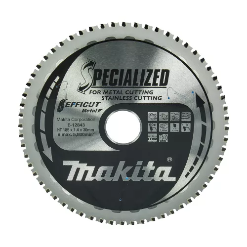 Makita EFFICUT merülő körfűrészlap 60 fogú 185x30mm