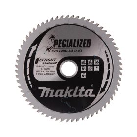   Makita EFFICUT körfűrészlap akkus géppel, alumíniumhoz 216x30x1,85mm 63 fog