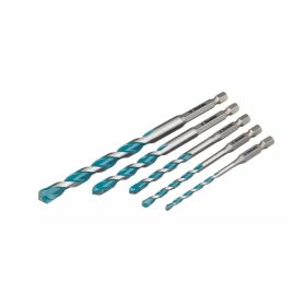   Makita 1/4" befogású TCT multi anyag fúró készlet 4x75,5x85,6x100,8x120,10x150 mm