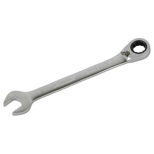 Stanley irányváltós racsnis csillag-villáskulcs, csúszásmentes 17mm