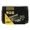 Stanley Fatmax dugókulcs készlet 3 fokonkénti fogazással, kemény dobozban 1/4" TT 42 részes