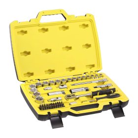   Stanley Fatmax dugókulcs készlet 3 fokonkénti fogazással, kemény dobozban 3/8” 49 részes