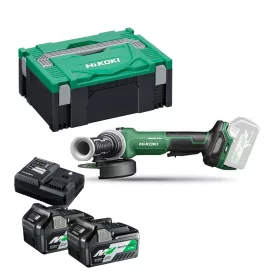   Hikoki akkus sarokcsiszoló 125mm G3613DF-WQZ Multivolt 2x2.5Ah kofferben