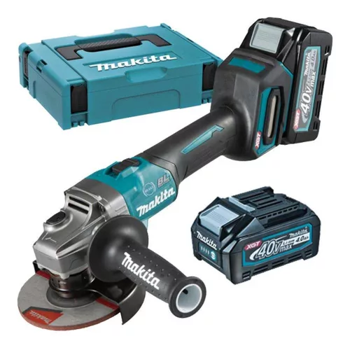 Makita akkus sarokcsiszoló 40Vmax GA023GM201 2x4,0Ah 125mm