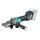 Makita akkus laposfejű sarokcsiszoló GA056GZ 40Vmax XGT Li-Ion BL AFT 125mm fék, HK, alapgép