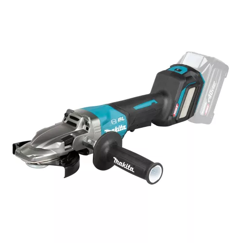 Makita akkus laposfejű sarokcsiszoló GA056GZ 40Vmax XGT Li-Ion BL AFT 125mm fék, HK, alapgép