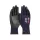 G-TEK PosiGrip MAX 18G kötött, HPPE/nylon/spandex, PosiGripMax tenyérmártott munkavédelmi kesztyű fekete/lila 09/L