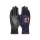 G-TEK PosiGrip MAX 18G kötött, HPPE/nylon/spandex, PosiGripMax tenyérmártott munkavédelmi kesztyű fekete/lila 10/XL