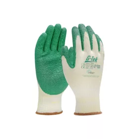   G-TEK újrahasznosított poliészter, latex tenyérmártott munkavédelmi kesztyű - bliszteres - 9