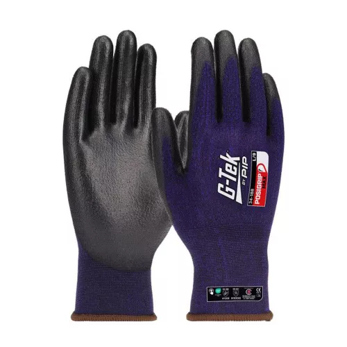G-TEK PosiGrip MAX 18G kötött, tenyérmártott munkavédelmi kesztyű - bliszteres - 9