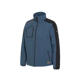  ISSALINE Kind újrahasznosított anyagból készült softshell kabát kék/fekete 4XL