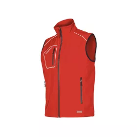 ISSALINE Snappy softshell mellény piros M