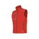 ISSALINE Snappy softshell mellény piros M