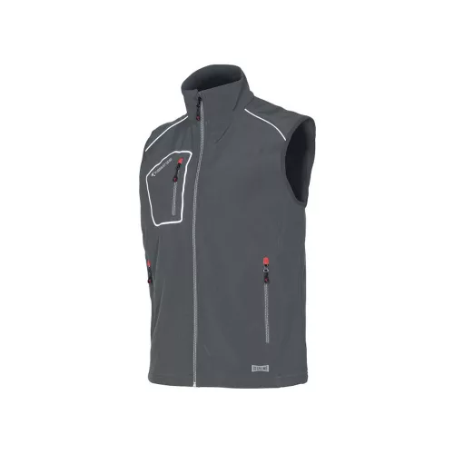ISSALINE Snappy softshell mellény szürke 3XL