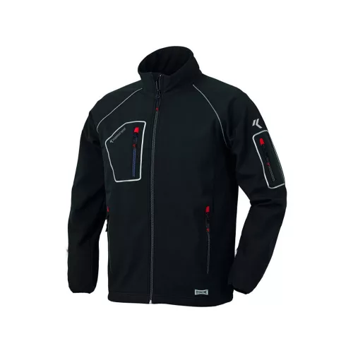 ISSALINE Just softshell puha technikai kabát fekete/szürke 3XL