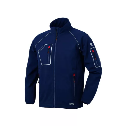 ISSALINE Just softshell puha technikai kabát kék/fekete XS