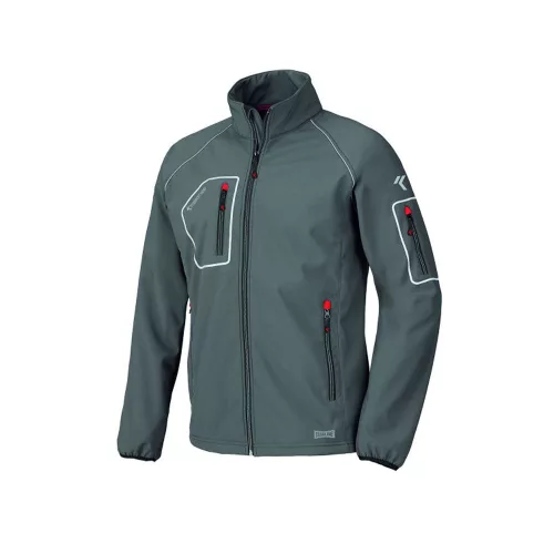 ISSALINE Just softshell puha technikai kabát szürke 3XL