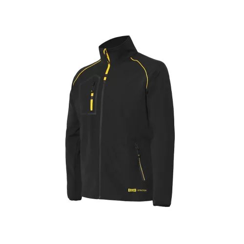 ISSALINE SPRINGER dzseki rugalmas softshell anyagból, dobozban fekete XL