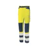 ISSALINE Hivis könnyű softshell 3M SCOTCHGARD® jól láthatósági stretch nadrág citrom/neon/fluo XL