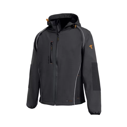 ISSALINE Clever Extreme technikai softshell kabát szürke M