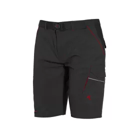   ISSALINE Boom 4-way nyári stretch softshell bermuda antracitszürke/fekete M