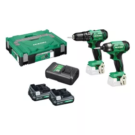   Hikoki akkus gépszett fúrócsavarozó + ütvecsavarozó 12V 2x2,5Ah
