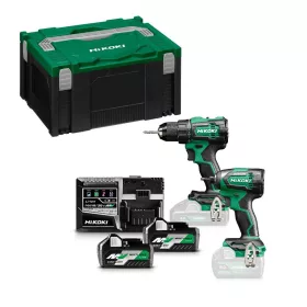   Hikoki akkus gépszett KC18DE-WAZ Multivolt 2x2.5Ah DS18DE+WH18DE HITBOX kofferben