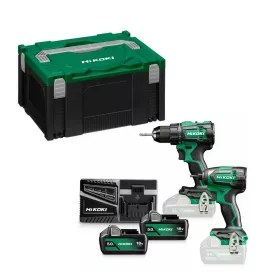   Hikoki akkus gépszett KC18DE-WBZ 2x5Ah DS18DE+WH18DE HITBOX kofferben