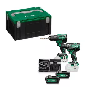   Hikoki akkus gépszett KC18DE-WKZ 2x5Ah DS18DE+WR18DH HITBOX kofferben