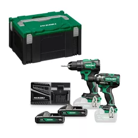   Hikoki akkus gépszett KC18DE-WLZ 2x4Ah DS18DE+WR18DH HITBOX kofferben