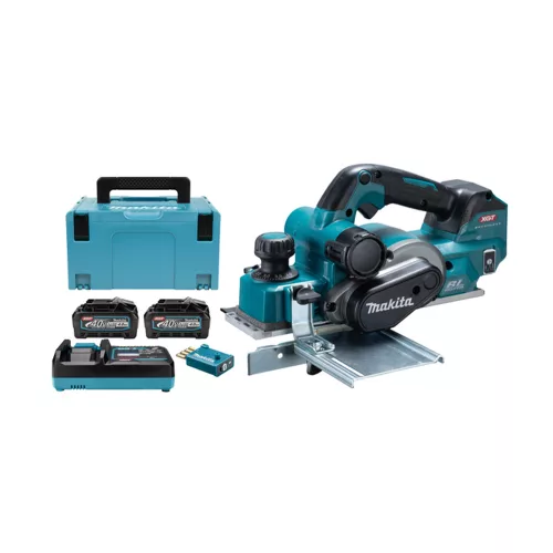 Makita akkus gyalu 40Vmax KP001GM202 2x4,0Ah, 82mm