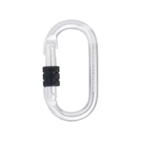   Kratos csavarosan zárható acél karabiner, 18mm nyitótávolsággal fém