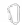 Kratos alumínium karabiner, negyedfordulatos zárral, 21mm nyitótávolsággal fém