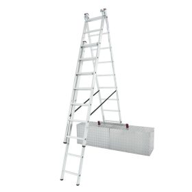   Krause Corda alu sokcélú létra lépcsőfunkcióval 3x9 fokos