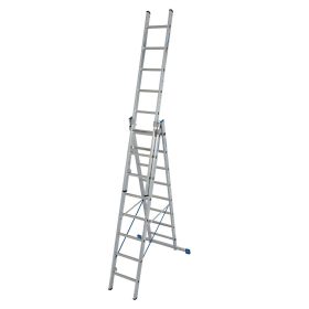   Krause Stabilo létrafokos sokcélú létra, háromtagú, lépcsőfunkcióval 3x8 fokos