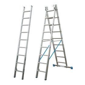   Krause Stabilo létrafokos sokcélú létra, lépcsőfunkcióval 3x9 fokos