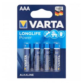  Varta AAA mikro elem LR03 LONGLIFE POWER 1,5V (4db/csomag) (4 903 121 414)