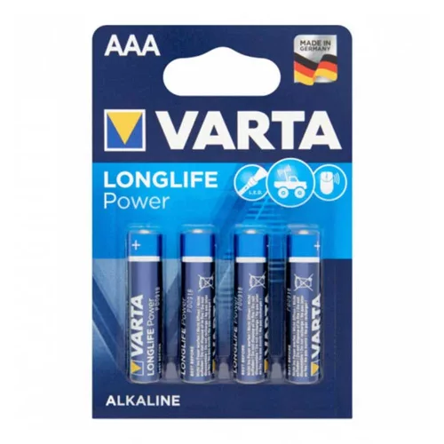 Varta AAA mikro elem LR03 LONGLIFE POWER 1,5V (4db/csomag) (4 903 121 414)